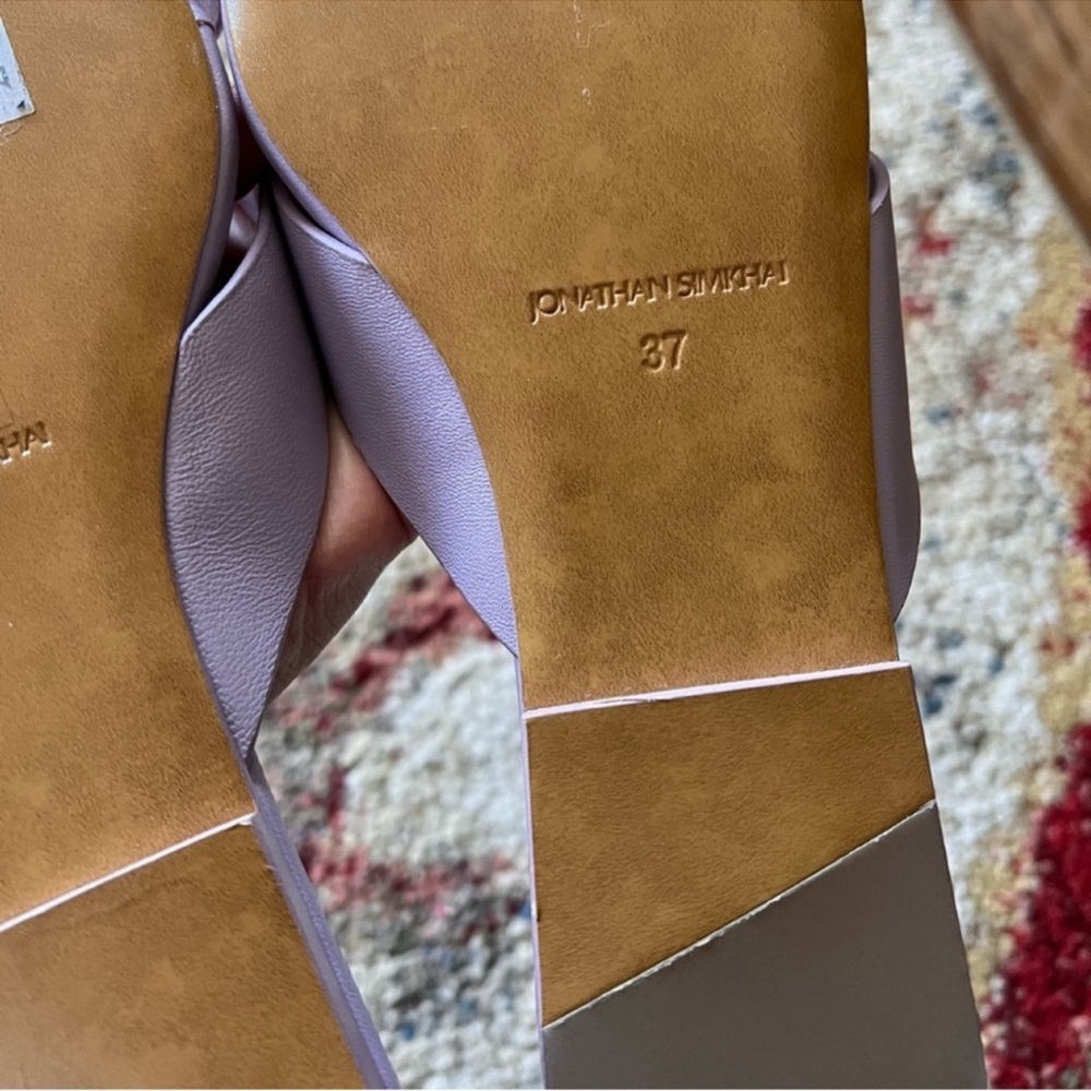 Jonathan Simkhai The Shae Sandal in Lupine in a one-toe thong design. 
Size 7 - Picture 6 of 15